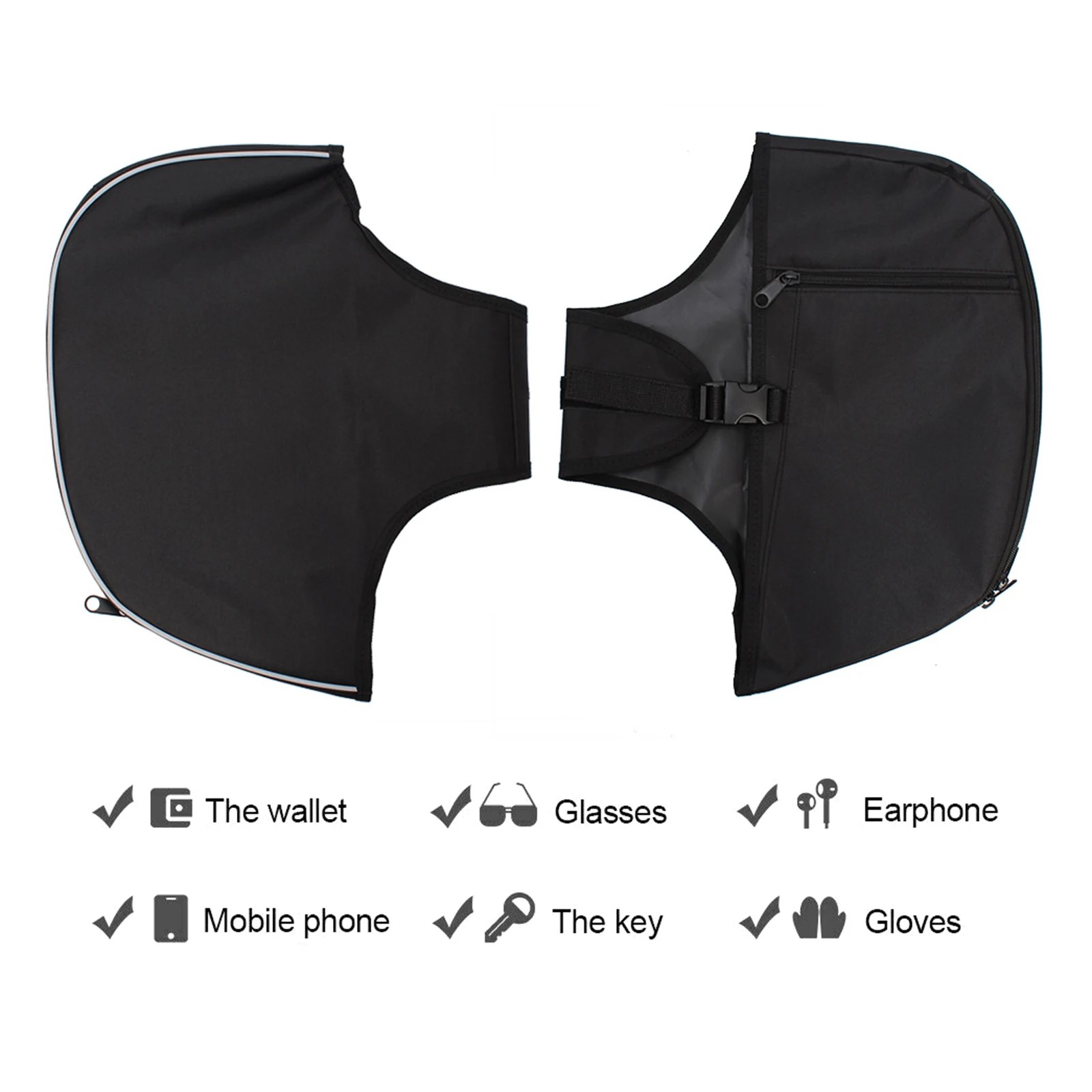 

Motorcycle Soft Lowers Chaps Leg Warmers for Touring Street Glide Electra Glide