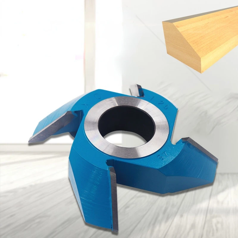 

LIVTER Wood Milling Cutter Trimming Angle Knife Steel Alloy Cutter 94 Diameter