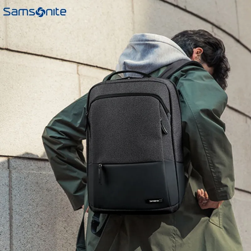 NU4 * 19001 Samsonite Fashion Backpack 15 inch Casual Laptop Bag Business Commuter Men's Backpack