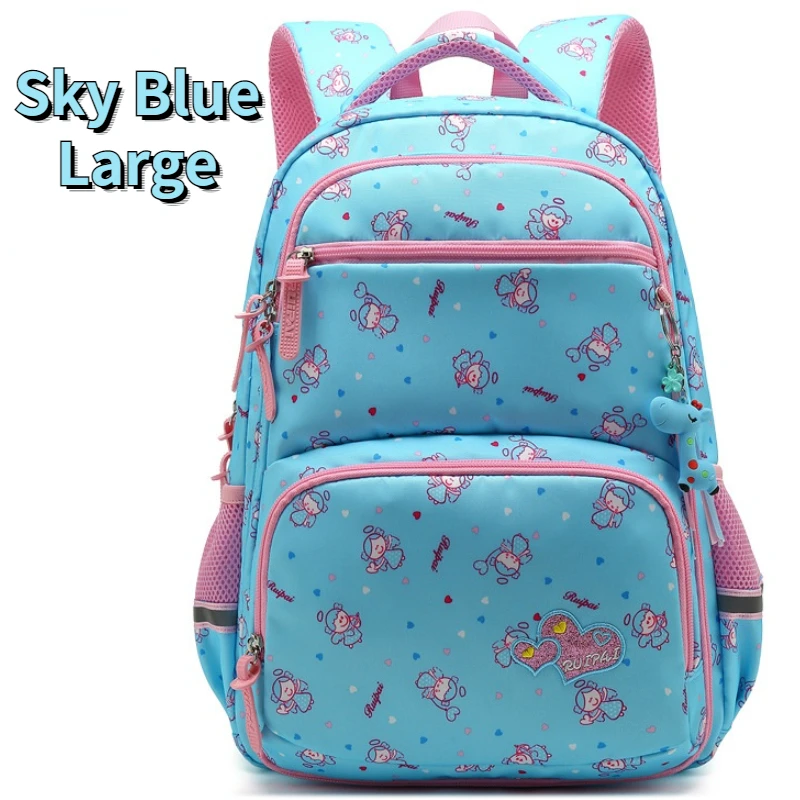 Primary School Students Backpacks Light Flip Children Large Capacity Lovely Waterproof Backpack for Girl Boy