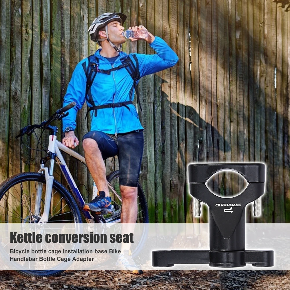 

Aluminum MTB Bike Bottle Cage Converter Waterproof Adjusable Adapter Portable Cycling Elements for 21-34mm Handlebar