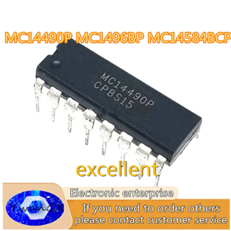 

semiconductor 5pcs MC14490P MC1496BP MC14584BCP dip14