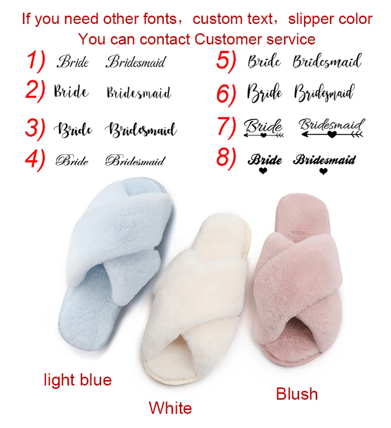 Personalize Custom Slipper Bride Slippers Hen Party Favor Bride Bridesmaid Slippers Set Woman Wedding Slipper Bride Team