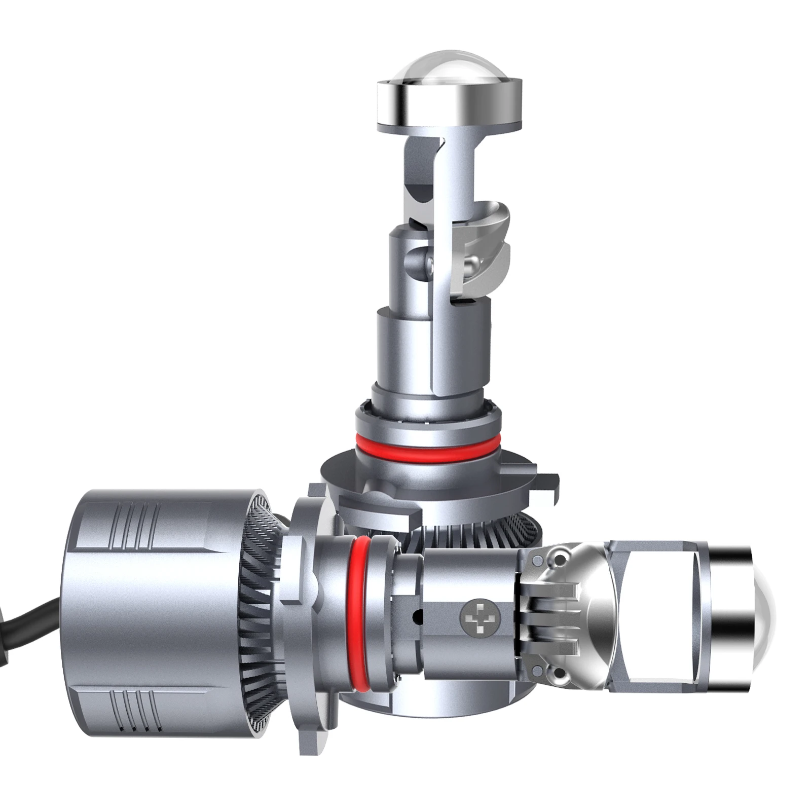 Светодиодная лампа для автомобильных фар Canbus No Error 15800LM Объектив проектора CSP CHIP HB3