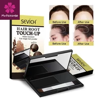 sevich 8g waterproof hair shadow powder 4 colors hair root cover up concealer repair fill in edge control hair line powder