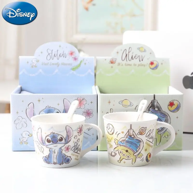 Керамическая кружка с ложкой и изображением Винни-Пуха 250 мл