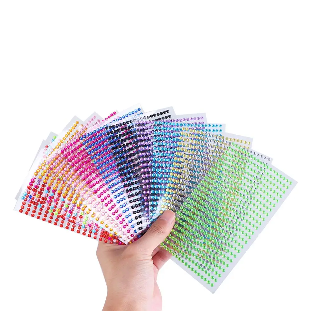 

437 шт./лист, самоклеящиеся 3D-Наклейки для маникюра