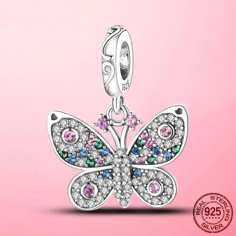 

Подвеска-бабочка из серебра 925 пробы с фианитами