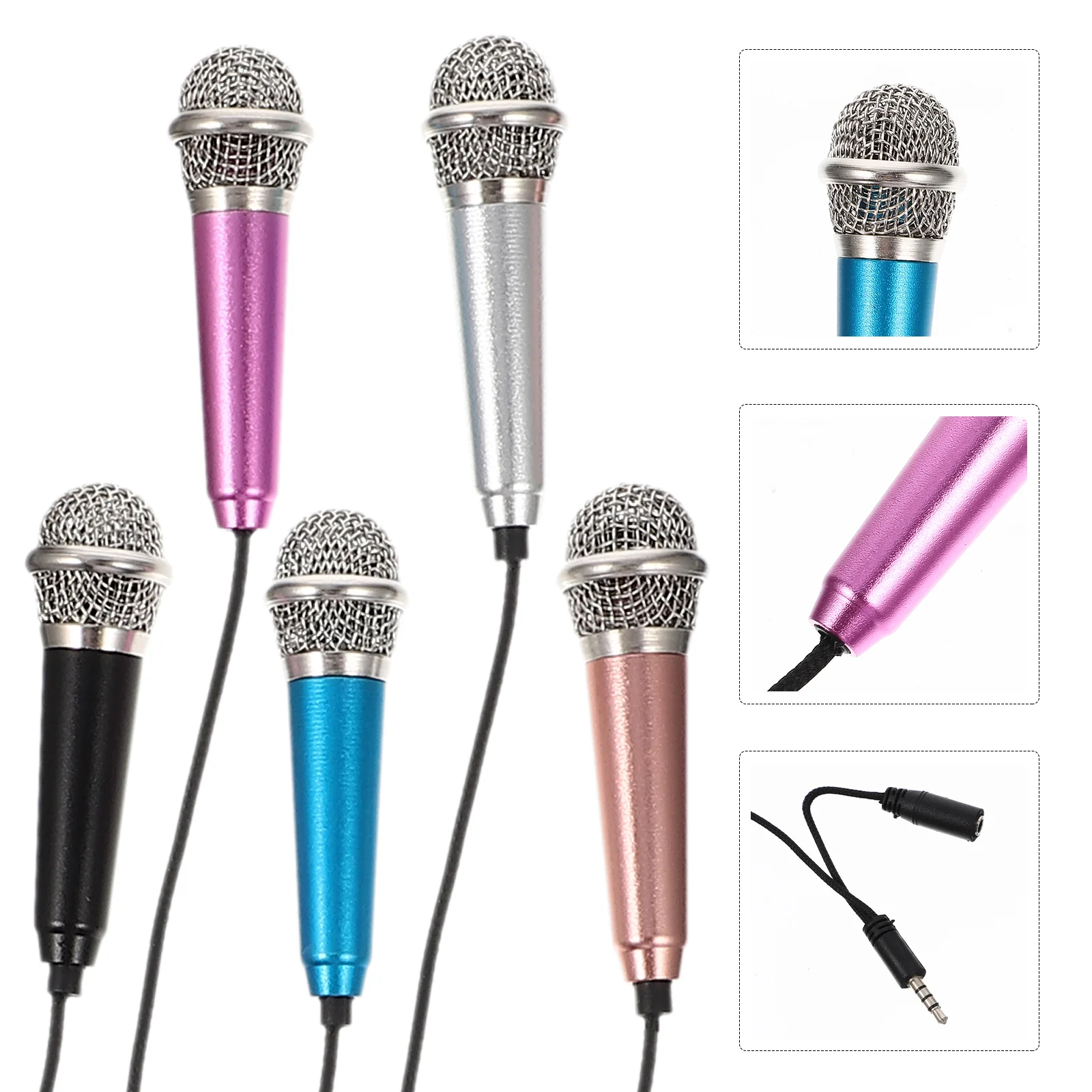 

Microphonemic Portable Singingrecording Minihome Voice Mobile Metal Supplies Cell Party Speaker Laptop Tablet Miniature