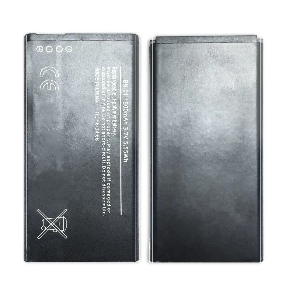 Аккумулятор мобильного телефона для Nokia X 1045 RM-980 Normy/X2 X+ Plus 1013 X2DS замена BN 01 BN-01 1500