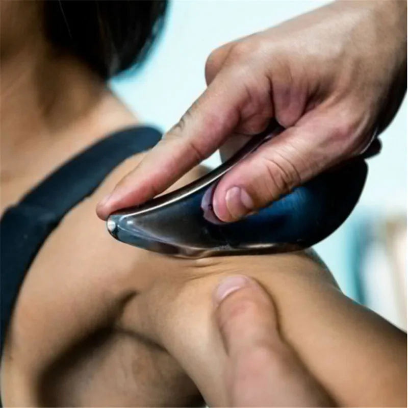 Фото Back Massager for Body Fascial Knife Release Knife Scraping Board Guasha Therapy Massage Tools Tissue Massage Muscle Mssager №5