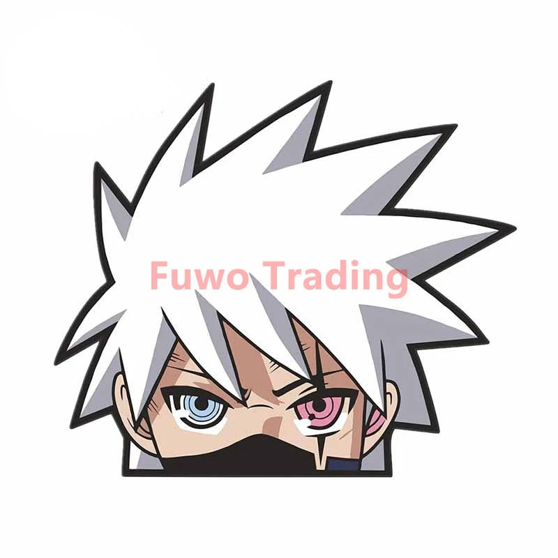 

Fuwo Trading Car Stickers for Anime Character Kakashi Peeker Car Sticker Waterproof PVC Vinyl Decal Bumper Window Decoration
