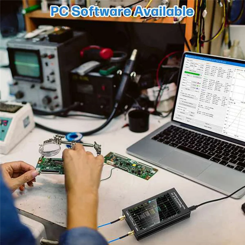 Векторный анализатор цепей NanoVNA-F V2 Антенный 50 кГц-3 ГГц HF VHF UHF VNA с измерением