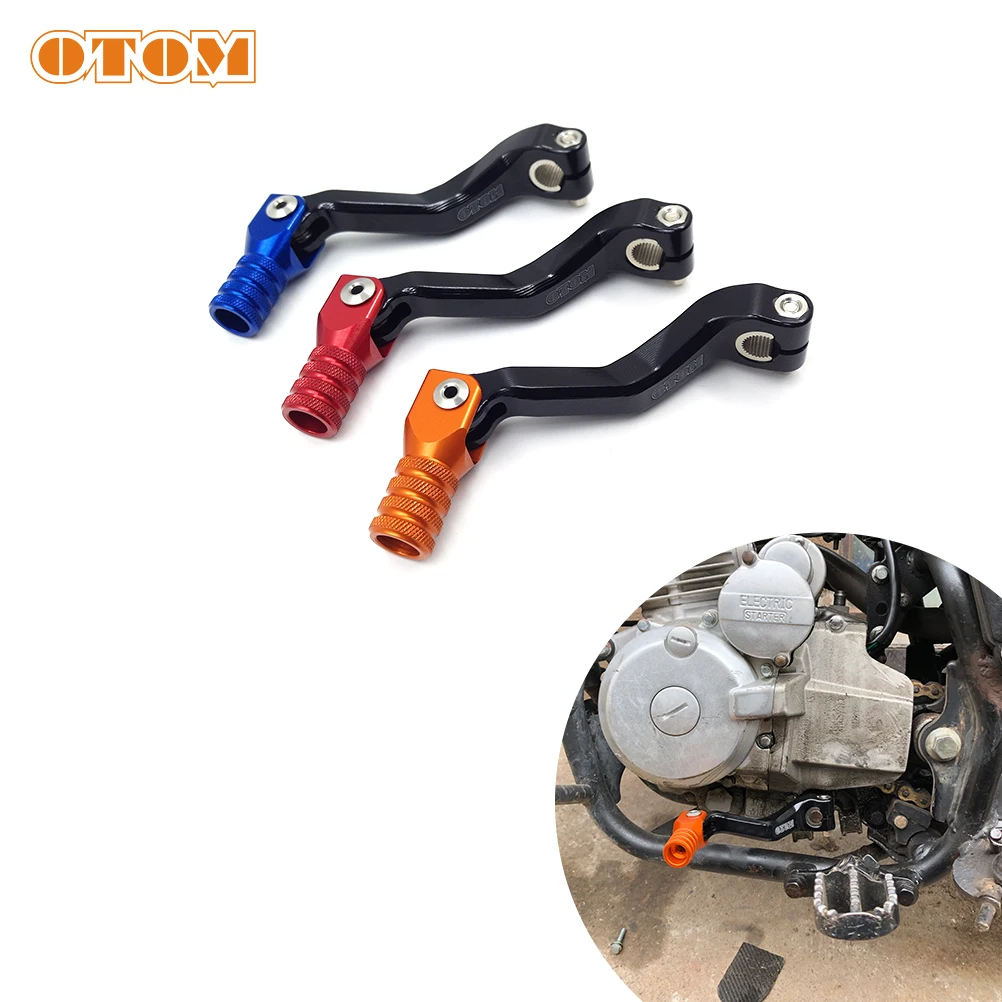 

OTOM Motorcycle CNC Aluminum Folding Gear Shift Lever Pedal For Kayo Apollo Bosuer Guizun S3 S6 CQR 125 150 T2 T4 K1 Dirt Bikes