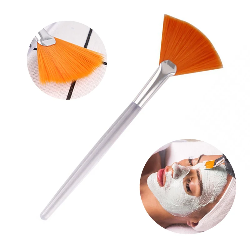 

Facial Mask Brushes Cosmetic Makeup Soft Facial Mask Applicator Fan-shaped Brushes Makeup Brushes Set Professional Cosmetic Tool
