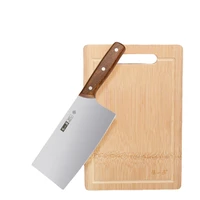 kitchen knife household kitchen knife stainless steel dedicated for chefs meat cutting wooden handle sharp slicing knife