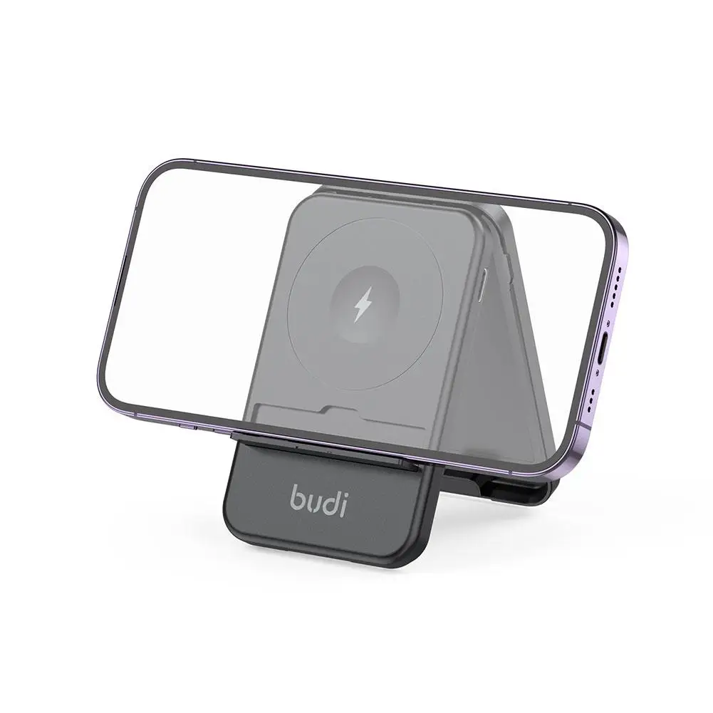 BUDI 14 In 1 Multi-function Box 15W Wireless Chargers Adapter TF Card Data Cable Storage TF Card Reader For IPhone Samsung Mi