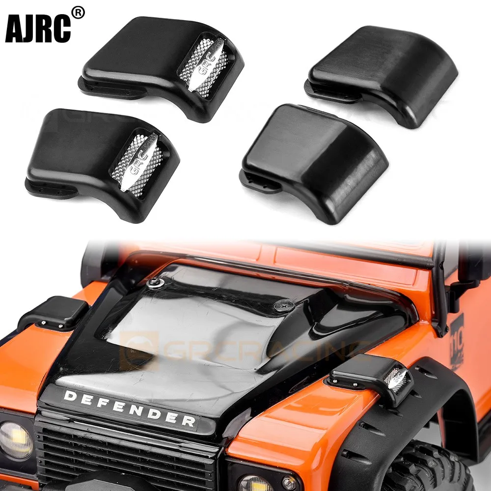 

Black Abs Hood Side Air Intake Grille A/b Type For 1/10 Rc Crawler Trax Trx4 Defender Trx-4 Rc Car Part