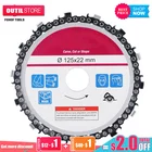FGHGF 5-дюймовый 22 мм диаметр 14 зубьев бензопила диск для угловых шлифовальных машин циркулярная пила Лезвие для резки дерева стали резьбы резки формы