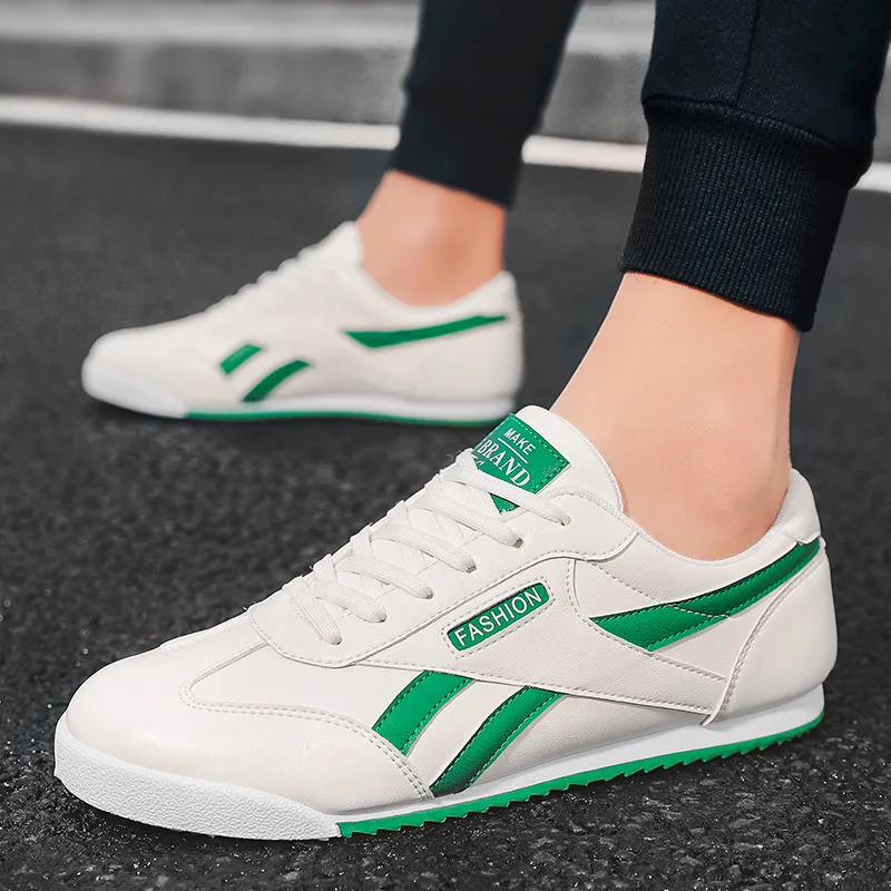 Fashion Mens Designer Sneakers Cheap Sports Shoes Light Flats Men Leather Sneakers Breathable Trail Running Shoes Men Trainers