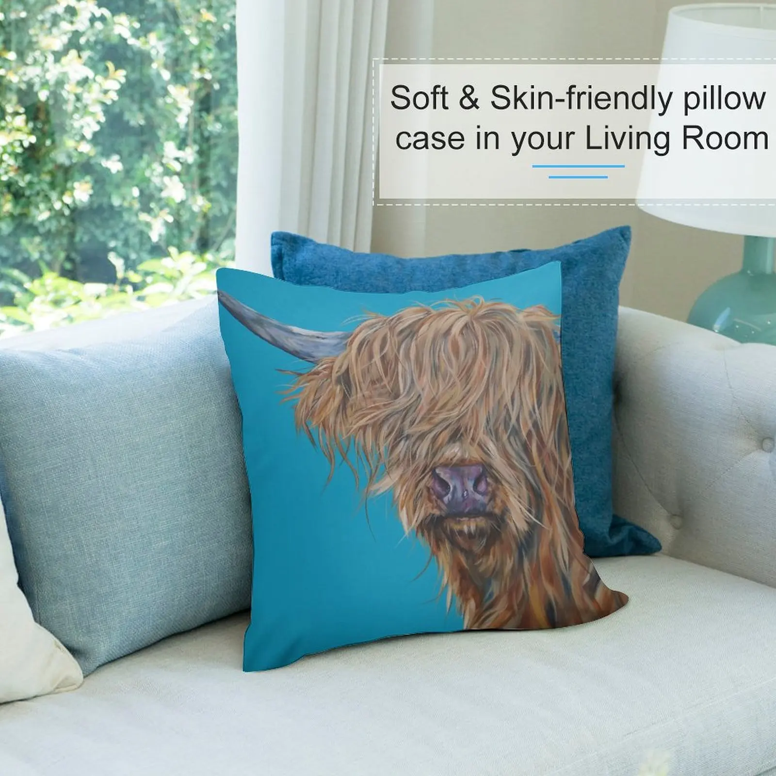 Пушистый McDuff. Highland пушистая корова Heilan шотландское искусство награжденный