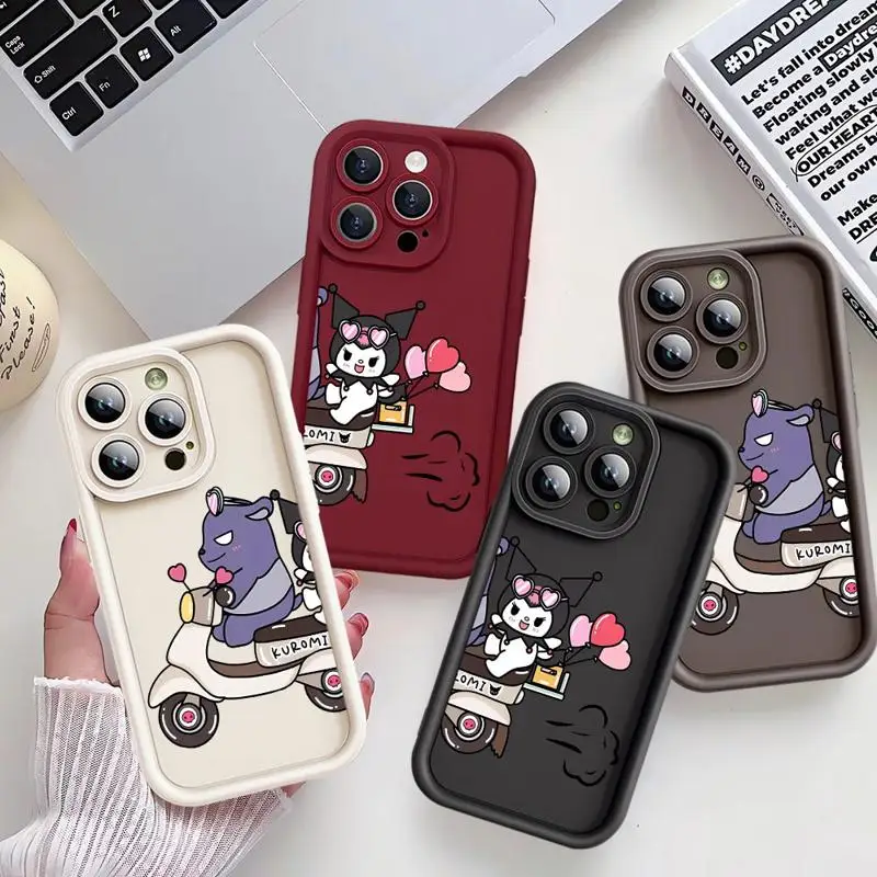 Чехлы для телефонов Apple iPhone 15 13 14 12 11 Pro Max XS 7 XR 14Plus 8 X Angel Eye Ladder Funda Cover Fashion Trend Kurome Bakus