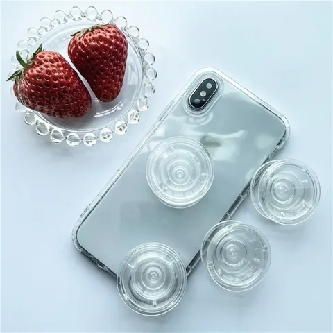 Прозрачная складная розетка для телефона, кольцо на палец, ручкаTok, ручка для позикета, сделай сам, подставка для мобильного телефона, базовая ручка, держатель, аксессуары