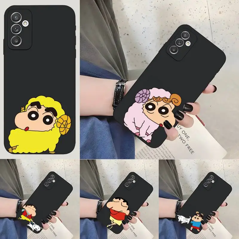 

Crayon Shinchan Cute Phone Case For Samsung A53 A52 A51 A50 A21 A22 A30 A31 A32 A40 A42 A80 A71 A73 Funda Cover