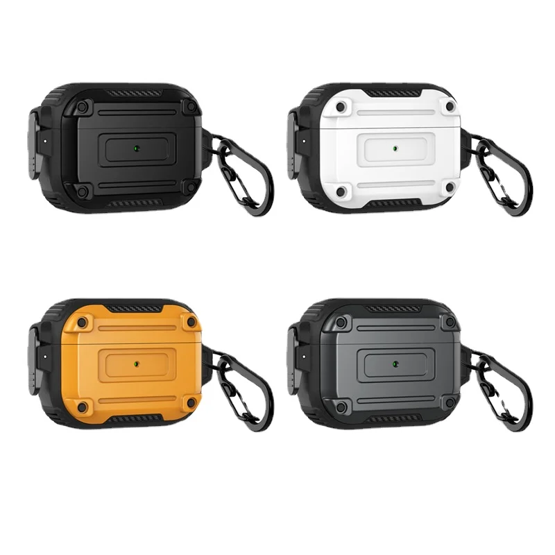 

Switch Buckle Armor Cove for AirPods Pro 2/Pro Protective Case, Bluetooth Switch Headphone Case, Headphone Case with Hook