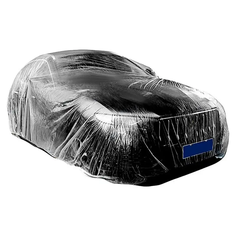 

Универсальный прозрачный чехол для автомобиля с резинкой пылезащитные непромокаемые устойчивые к царапинам прозрачные автомобильные Чехлы для автомобиля