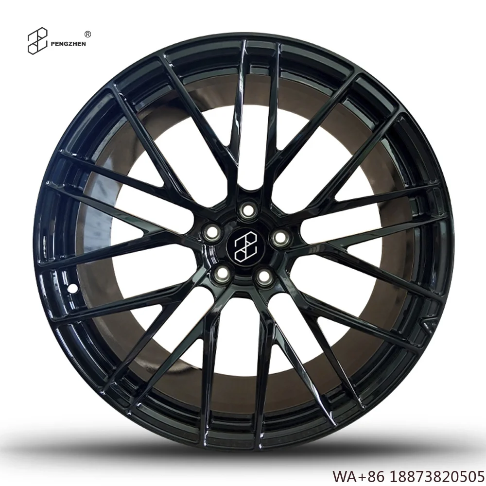 Фото Кованые автомобильные диски Custom Gloss Black 5x120 5x108 18 19 20 21 22 дюйма для Land Rover №1
