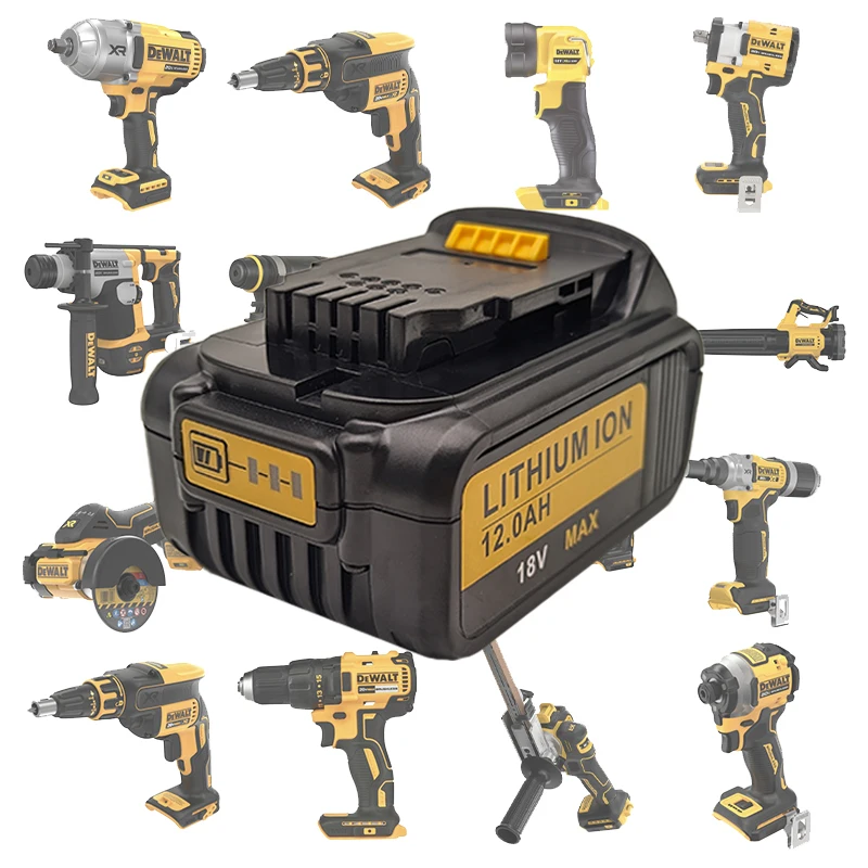 Фото Новый оригинальный сменный литиевый аккумулятор DCB200 18 В 18 Ач для Dewalt 18 В DCB184 DCB200 DCB182 DCB180 DCB181 DCB182 DCB201 DCB206 №2