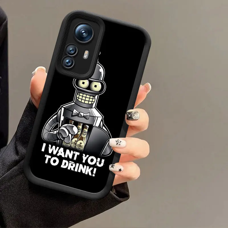 Милый чехол Amine F-Futurama для телефона Xiaomi 11 12 13 Lite 12T 13T 14T Pro Redmi A1 A2 Plus A3 9A 9C 9T 10C 12C 13C 5G 14C