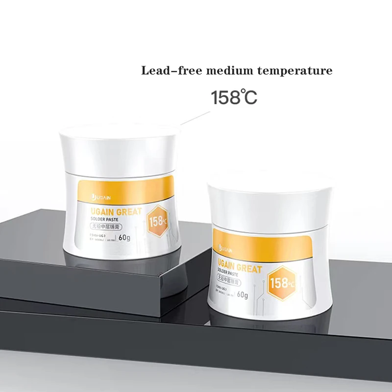 

UG 138/158/183/217 градусов бессвинцовые/Свинцовые блестящие Паяльные шарики с тонкой проводящей производительностью для ремонта печатных плат