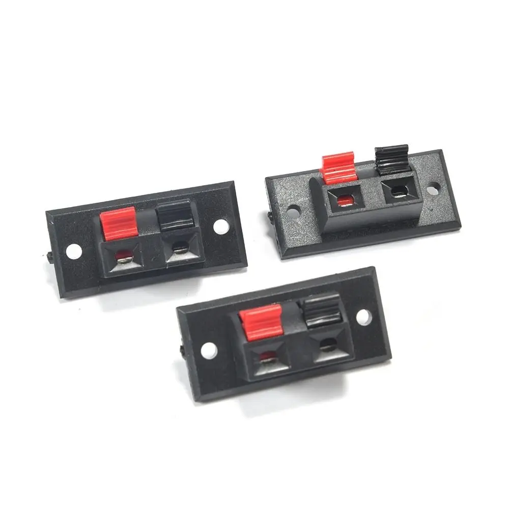 

Push Release WP2-3 Push in Jack Spring Load Connector 2 Positions Connector Audio Speaker Terminals Speaker Terminals