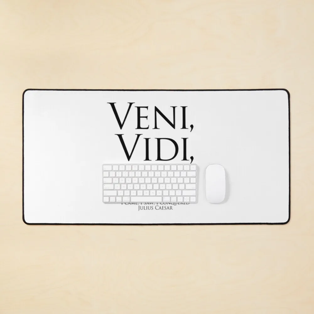 

Veni vidi vici I came I saw I conquered A Latin phrase popularly attributed to Julius Caesar Mouse Pad