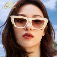 simprect cat eye sunglasses women 2022 luxury brand designer rectangle uv400 sun glasses fashion vintage retro shades for women