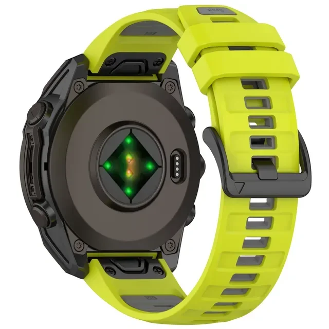 Фото Силиконовый ремешок 20/22/26 мм для Garmin Fenix 8 51 мм 47 мм, быстросъемный ремешок для Garmin Forerunner 965 955 970/Instinct 3 50 мм 45 мм 40 мм №4