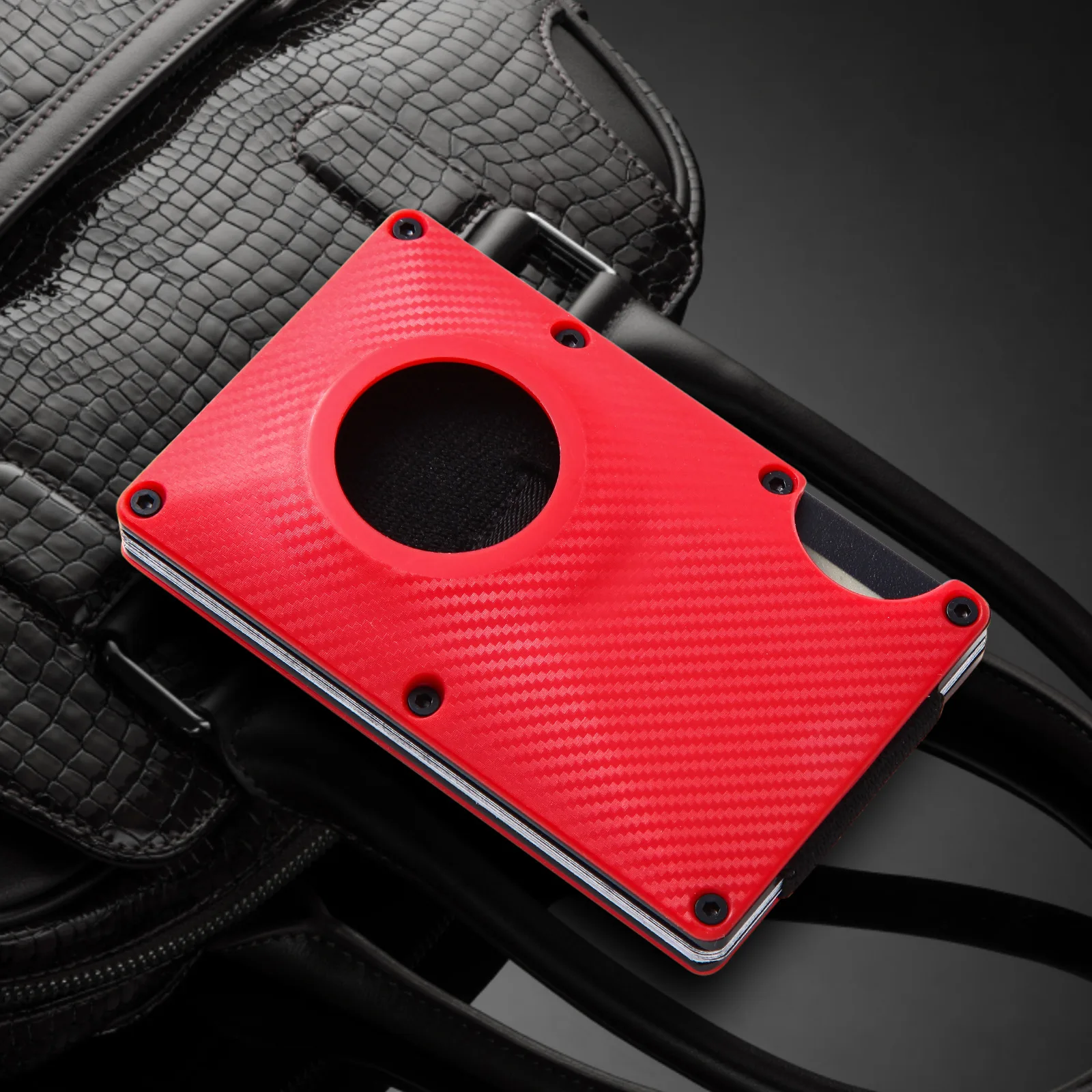 Card Holders For Men Plastic Aluminium Solid Casual Multifunctional Unisex No Zipper Card Id Holders Wallet Men New Arrival