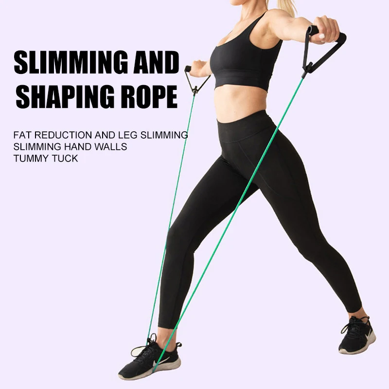 1 Шт. 4-уровневые Эспандеры С Ручками Для Домашних Тренировок Силовые Тренировки