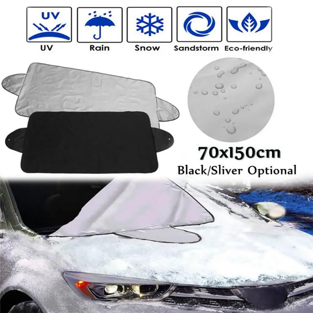 

Sturdy High Density Scratch-Resistant Frost Guard Car Windshield Cover for Car Front Windscreen Cover Sunshade Cover