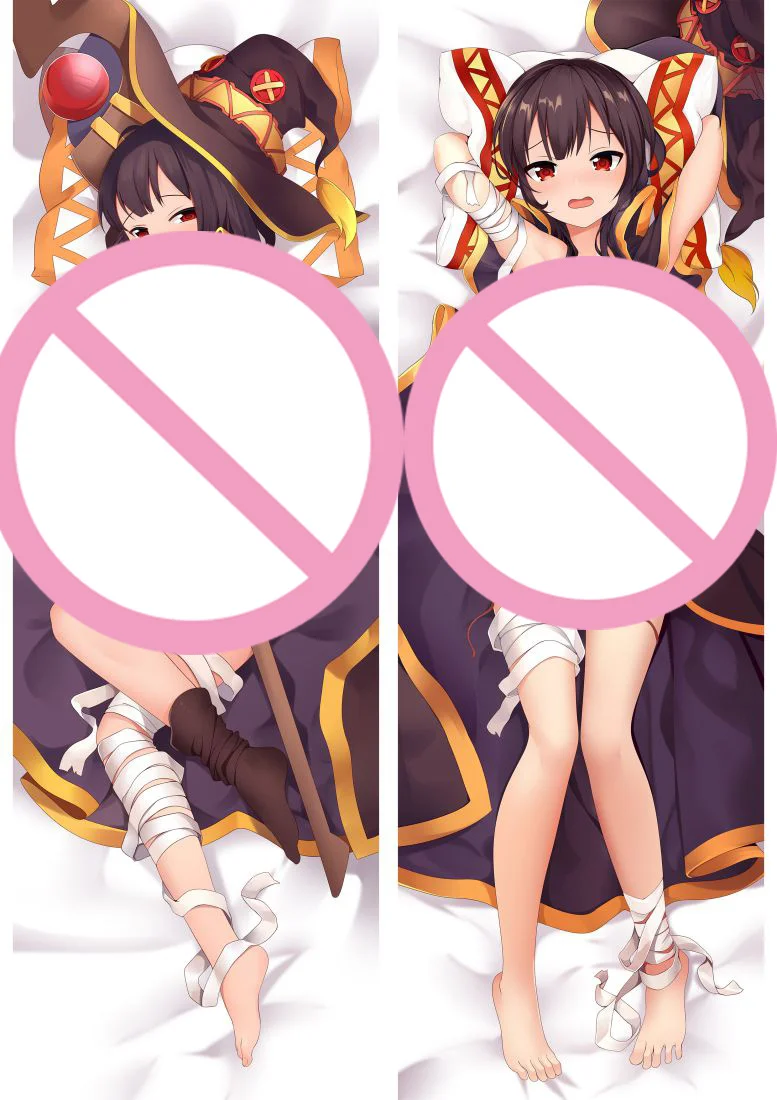 

Наволочка Konosuba Dakimakura Yunyun Konosuba Eris Megumin наволочка из мультфильма аниме Moegirls обнимающая наволочка для подушки