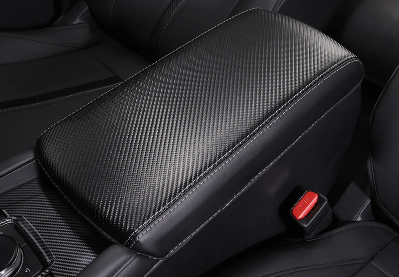 

For Mazda 3 Axela BP 2020 2021 armrest box cover interior leather modification central armrest box anti-dirty