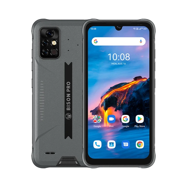 Global Version UMIDIGI BISON PRO IP68 Rugged Phone 128GB IP68 Helio G80 NFC 48MP Triple Camera 6.3