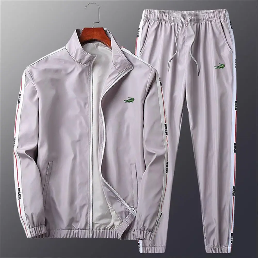 2023 New Sportswear Casual Hoodie Set Street Sportswear Spring Men's Jacket+Pants Two Piece Set