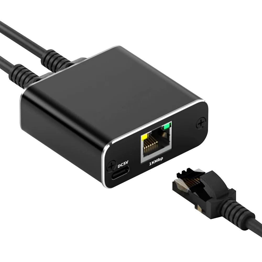 

Сетевой разветвитель RJ45, 1000 Мбит/с, с USB-кабелем