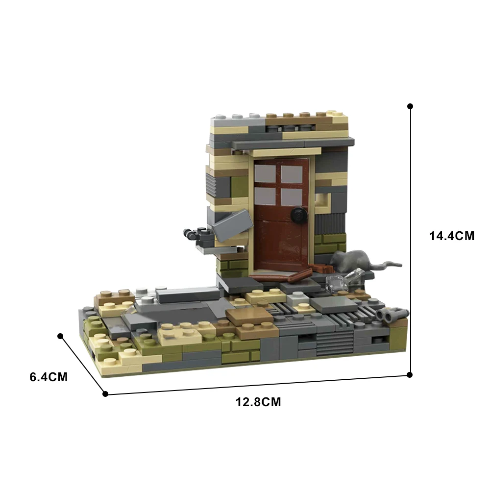 Фото Gobrick MOC TLOU-минимализм-Joel and Elli последняя из США модель из фильма строительные блоки Обучающие игрушки для детей подарок на день рождения №2