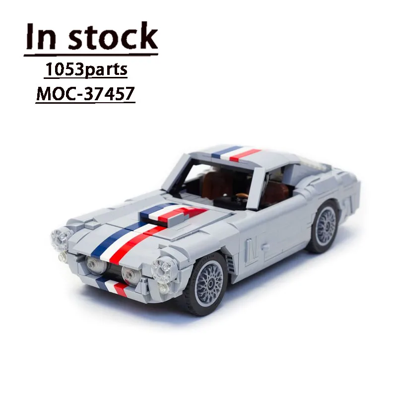 MOC-37457 Classic Supercar 250 GT, сборка, Сращивание, модель 1053, детали для автомобиля, строительный блок, детский подарок на день рождения
