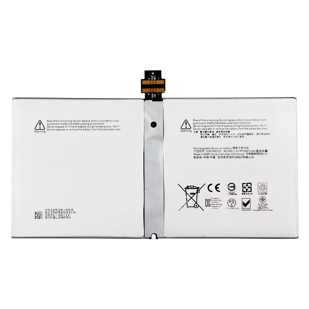 

NEW2023 Original Replacement Battery For Microsoft Surface Pro 4 Pro4 G3HTA027H 1724 DYNR01 Genuine Tablet Battery 5087mAh