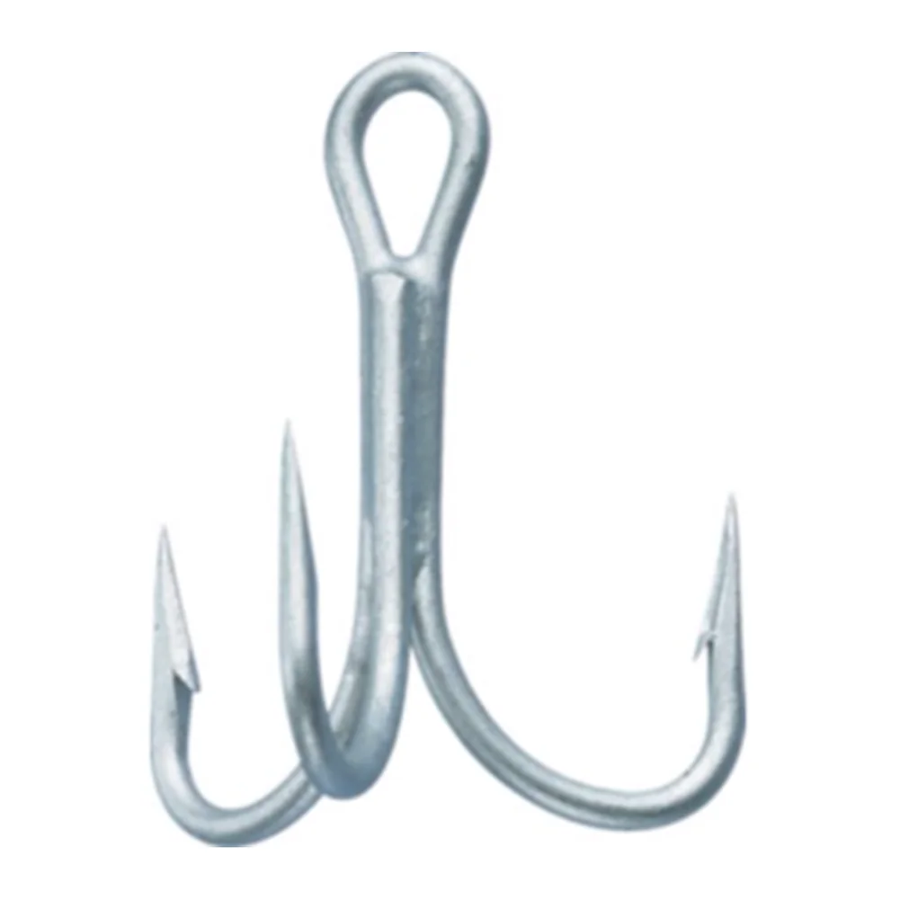 

5pcs 4x-Strong Treble Hook Anti-Rust Super Sharp Trolling Saltwater Barbed Hooks Fishing Saltwater Lure Treble Hooks